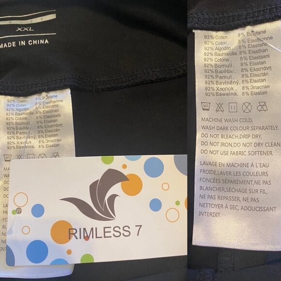 Rimless 7 Bermuda Active Shorts, Women's Plus XXL - Picture 8 of 9